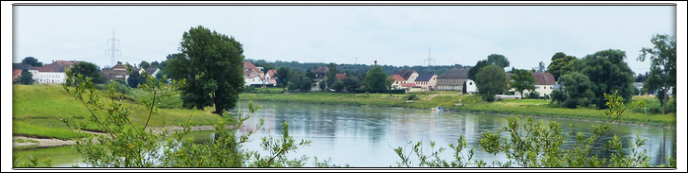 Die Elbe bei Strehla